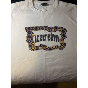 Ice Cream T-Shirt‎ White Size xl